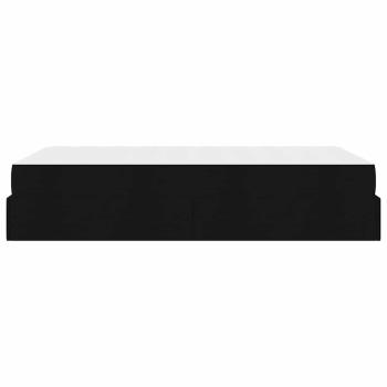 Bettgestell Schwarz 120 x 190 cm Stoff