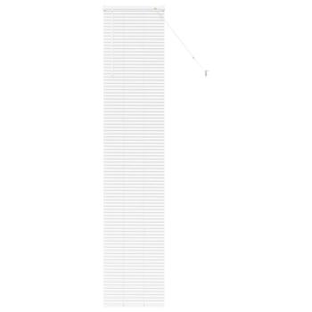 Fenster Jalousie mit Vorhängen Sonstiges Weiß 80 x 130 cm Aluminium