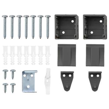 Fenster Jalousie Dunkelgrau 100 x 175 cm Aluminium