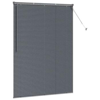 Fenster Jalousie Dunkelgrau 125 x 175 cm Aluminium