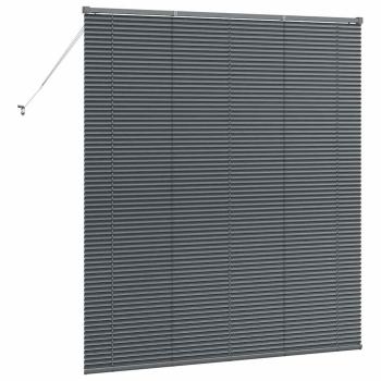 Fenster Jalousie Dunkelgrau 160 x 175 cm Aluminium