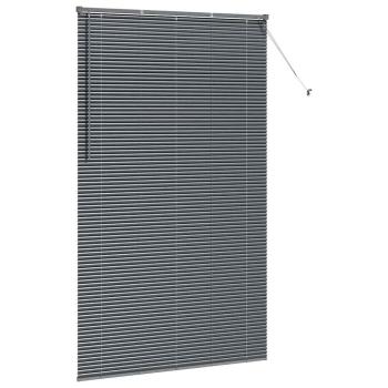 Fenster Jalousie Dunkelgrau 135 x 220 cm Aluminium