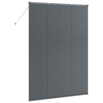 Fenster Jalousie Dunkelgrau 160 x 220 cm Aluminium