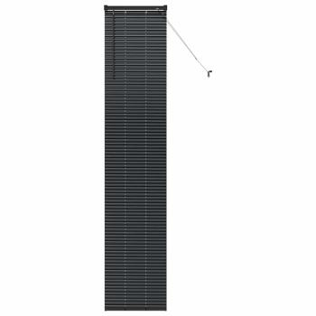Fenster Jalousie mit Vorhängen Sonstiges Schwarz 40 x 220 cm Aluminium