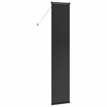 Fenster Jalousie mit Vorhängen Sonstiges Schwarz 40 x 220 cm Aluminium