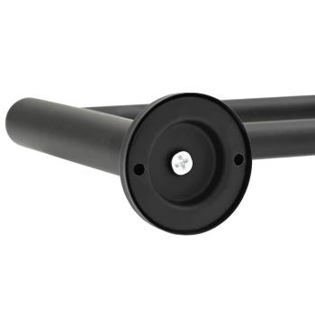 Handtuchhalter Schwarz 61 x 14.5 x 5 cm Edelstahl