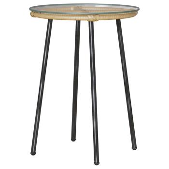 Garten Essgruppe 3 pcs Braun, Schwarz, Creme 35 x 35 x 45 cm