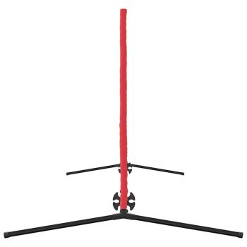 Tennisnetz Schwarz und rot 301 x 90.5 x 87 cm Polyester