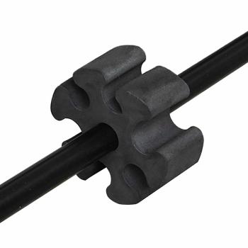 Tennisnetz Schwarz und rot 301 x 90.5 x 87 cm Polyester