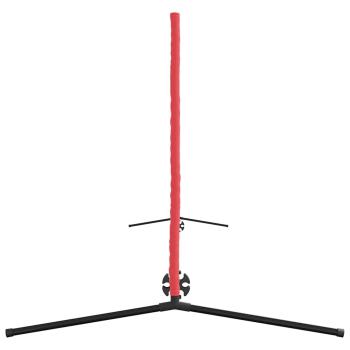 Tennisnetz Schwarz und rot 595 x 90.5 x 87 cm Polyester