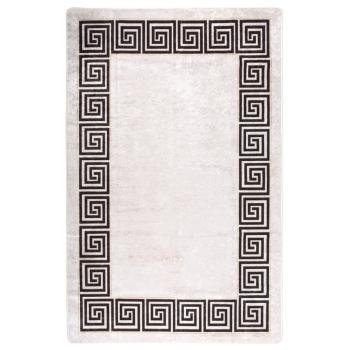 ARDEBO.de - Teppich Waschbar 160x230 cm Hellbeige Rutschfest