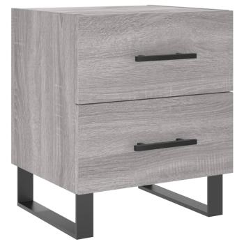 Nachttisch Grau Sonoma 40x35x47,5 cm Holzwerkstoff