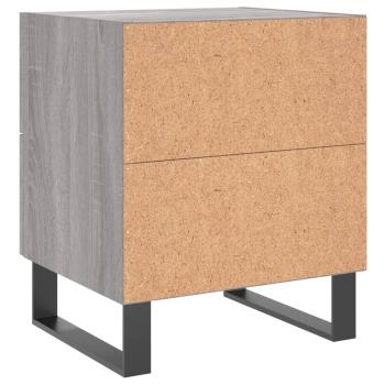 Nachttisch Grau Sonoma 40x35x47,5 cm Holzwerkstoff