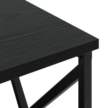 Nachttisch mit Ladestation 2 pcs Schwarze Eiche Holzwerkstoff
