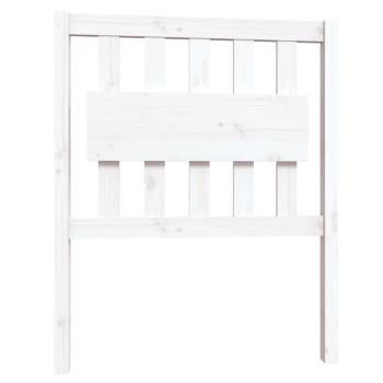 Massivholzbett ohne Matratze Weiß