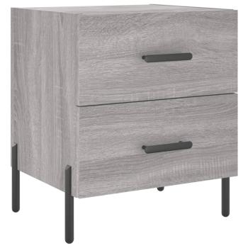 Nachttisch Grau Sonoma 40x35x47,5 cm Holzwerkstoff