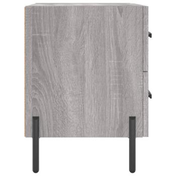 Nachttisch Grau Sonoma 40x35x47,5 cm Holzwerkstoff