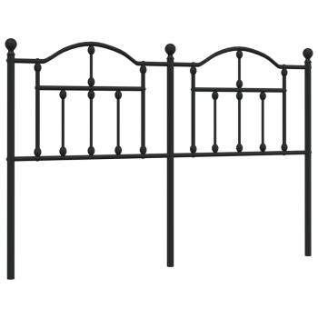 Kopfteil Metall Schwarz 140 cm