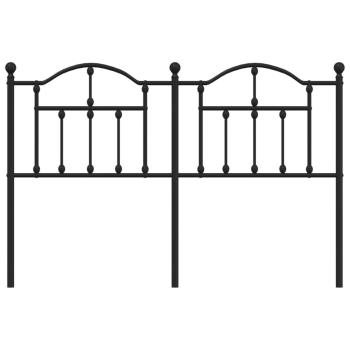 Kopfteil Metall Schwarz 140 cm