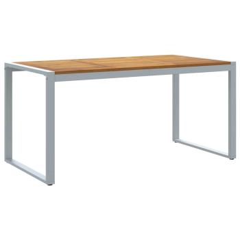 Garten Essgruppe 7 pcs Grau Massivholz Akazie
