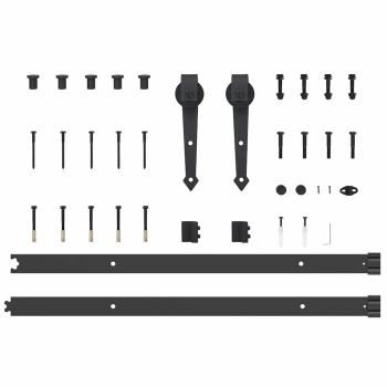 Schiebetür mit Hardware-Set "ORKDAL" Weiß 61x198,5 cm
