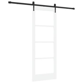 Schiebetür mit Hardware-Set 'ORKDAL'Weiß 78x202 cm