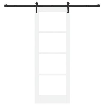 Schiebetür mit Hardware Set 'ORKDAL'Weiß 78x211 cm