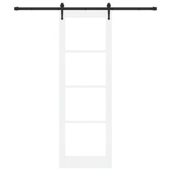 Schiebetür mit Hardware-Set 'ORKDAL'Weiß 78x232 cm