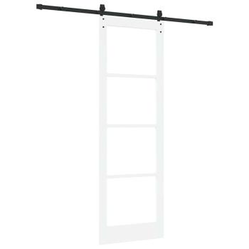 Schiebetür mit Hardware-Set 'ORKDAL'Weiß 78x232 cm