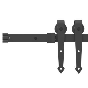 Schiebetür mit Hardware-Set 'ORKDAL'Weiß 83x202 cm
