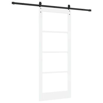 Schiebetür mit Hardware-Set 'ORKDAL'Weiß 86x211 cm