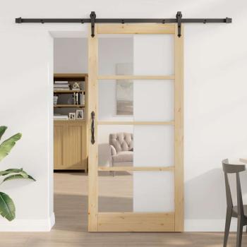 ARDEBO.de - Schiebetür mit Beschlag-Set 'ORKDAL'93x202 cm