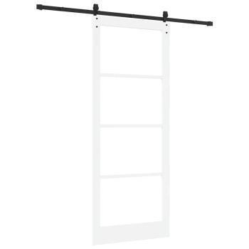 Schiebetür mit Hardware-Set 'ORKDAL'Weiß 93x232 cm