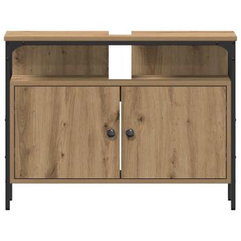 3-tlg. Badmöbel-Set Artisan Eiche Holzwerkstoff