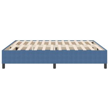 Boxspringbett Blau Cordstoff