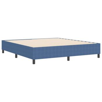 Boxspringbett Blau Cordstoff