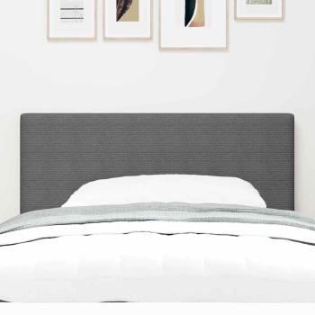 LED Kopfteil Einfarbig Hellgrau 80 cm Cordstoff