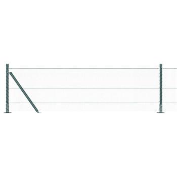 Sechseckzaun Grün 0.6x25 m Stahl