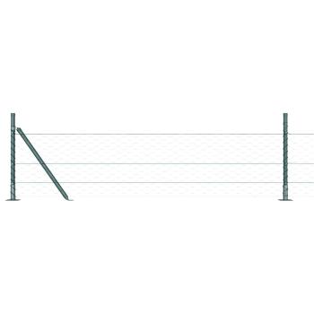 Sechseckzaun Grün 0.5x100 m Stahl