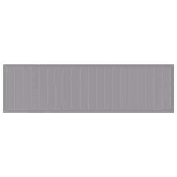 Gartentisch Hellgrau 350 x 100 x 74 cm Poly-Rattan