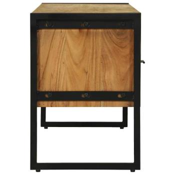 TV-Schrank 100x35x50 cm Massivholz Akazie