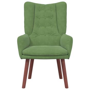 Relaxsessel Hellgrün Samt