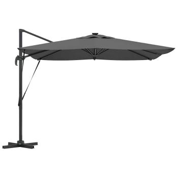 Freischwingender Roma Parasol 286 x 285 x 270 cm Aluminium