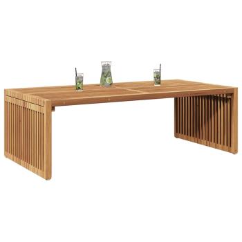 Gartenseit Tisch 110x55x35.5 cm Massivholz Teak
