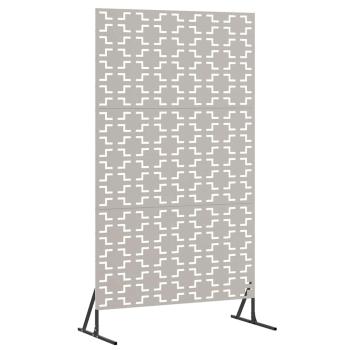 Sichtschutz 100x50x180 cm aus wetterfestem Stahl