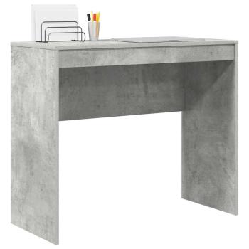 Schreibtisch Beton grau MDF mit beton-grauer Oberfläche