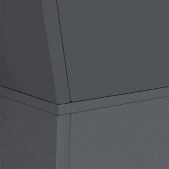 Pflanzenständer Anthrazit Kunststoff 40 x 40 x 101 cm