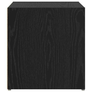 TV-Schränke - 4er Set, Schwarz Eiche, 37 x 35 x 37 cm, aus ingenieured Holz