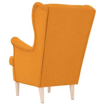 Sessel Dunkelgelb 74x84x100 cm Stoff