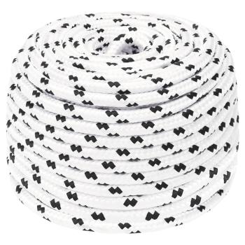 ARDEBO.de - Bootsseil Geflochten Weiß 8 mmx25 m Polyester